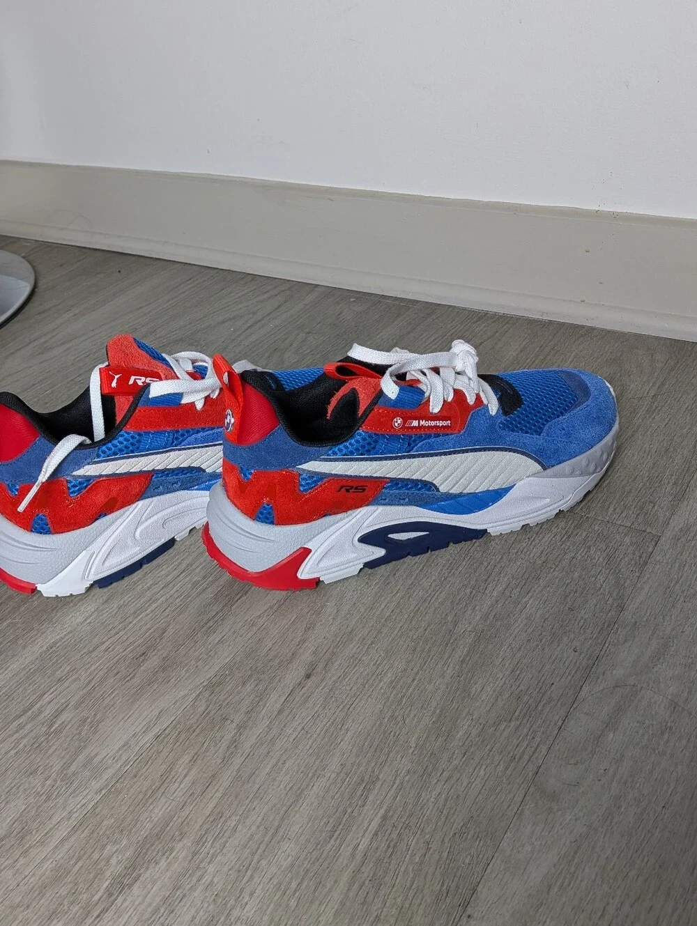 Puma BMW Motorsport RS Track Sneakers Men's Size 7.5 - 307645-01